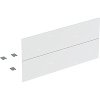 Zestaw frontów szuflad (2 szt.) do dolnej szafki pod umywalkę z dwoma szufladami GEBERIT ONE, kol. biały matowy szer.1050 mm