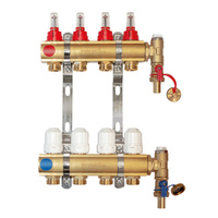 PHA-107/1/S 5-obwodowy PN6 Rozdzielacz CuZn