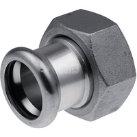 Półśrubunek z płaskim uszczelnieniem GW Inox - 28 G1 1/4"