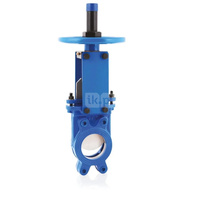 Zasuwa nożowa z trzpieniem wznoszącym ZNC/R (sterowanie ręczne kółkiem) T.max 110st.C ZNC/R PN10 DN 50