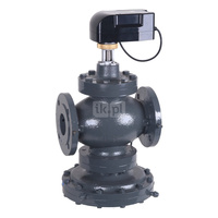 Zawór Kombi-QM, DN200, 40…400kPa, 20000…200000l/h, z siłownikiem 24V (sygnał: 0-10V, ON/OFF, 3-pkt)