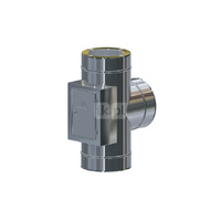 Trójnik 90' MK ŻARY PR KNN AFTS+POT FU 180 x 180 x 180 do odprowadzania spalin