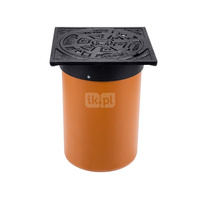 Studzienka teleskopowa MAGNAPLAST A15 maksymalne obciążenie 1.5 t, pokrywa kwadratowa, pełna