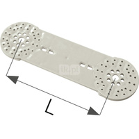 Płytka montażowa PP-R - L = 150 mm