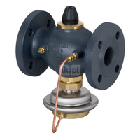 Regulator różnicy ciśnień z ograniczeniem przepływu AVQ PN25 32/125 /02 koł. zas./pow.