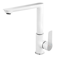 Bateria zlewozmywakowa stojąca FERRO ADORE WHITE-CHROME, kolor chrom/biały