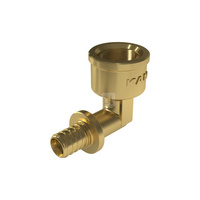 Kolano 90' mosiężne GW ultraLINE - 16 Rp1/2"