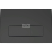 Przycisk uruchamiający Geberit Delta50, przedni, czarny mat, prostokątny