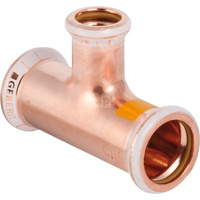 Trójnik GEBERIT Mapress Kupfer Gas redukcja, do gazu Cu 22 mm x 15 mm x 22 mm MZ