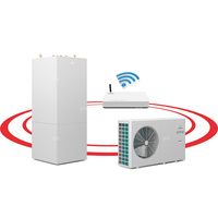 Hybrydowy System Grzewczy 1F R32 Prima 8GT szafa hydrauliczna GT160, centrala Smart Home Sinum Lite