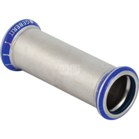 Mufa GEBERIT Mapress Edelstahl FKM przesuwna, stal nierdzewna, 22 mm, DN 20 x 22 mm x DN 20 (mufa zaprasowywana x mufa zaprasowywana), (głębokość: 17 mm) z uszczelką