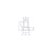 Nypel lut RUMET Mosiądz 3/4'' x 22 mm (GW)