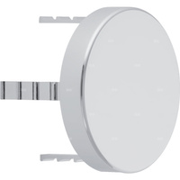 Pokrywa Geberit do przerywacza rurowego do zestawów odpływowo-przelewowych do baterii podtynkowych: Chrom błyszczący