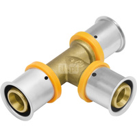 Trójnik mosiężny ultraPRESS - 25