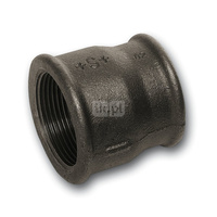 Mufa SANHA 240# redukcja, żeliwo (czarny), 2'' x 1 1/4'' (GW)