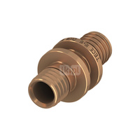 Złączka prosta TECE flex, brąz, 20 mm (zz x zz)