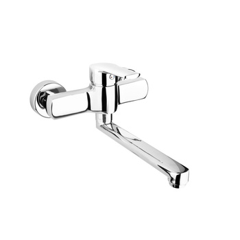 Bateria umywalkowa KFA Armatura SELEN, ściana, chrom