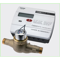 Ciepłomierz rozdzielny mechaniczny komplet z wewnętrznym Modułem radiowym, typu HYDROSPLIT M3 DN 40 Qp=10 m3/h, Tmax: 130st.C, L=300 mm