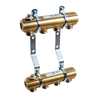 Rozdzielacz do instalacji c.o. TECE flex mosiądz GW 1'', 6-obieg. GZ