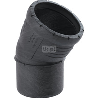 Kolano 30' GEBERIT Silent-Pro, PP mx, 90 mm (mufa wciskowa x końcówka wciskowa)