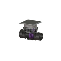 Zawór zwrotny Staufix DN 200 z 1 klapką z tworzywa z pokrywa czarną