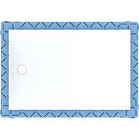 Panel do prysznica bezbrodzikowego Geberit Setaplano, prostokątny: 100x80cm