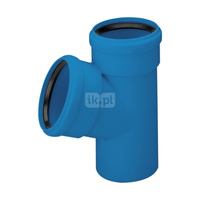 Trójnik MAGNAPLAST Ultra dB UDBEA 45' PP-m DN 110 x DN 75 x DN 110 (ww x ww x wz), kolor niebieski