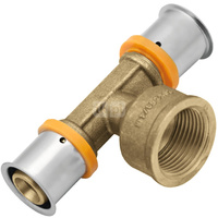Trójnik mosiężny GW ultraPRESS - 16 Rp1/2"