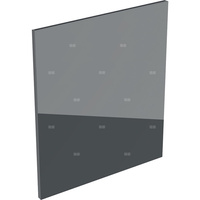 Front szuflady (2 szt.) do szafki bocznej GEBERIT Acanto, kol. lava szkło