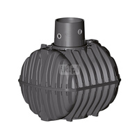 CARAT Zbiornik podziemny 6500L z nadbudową MAX DN110 (bez pokrywy) - plastikowy Zbiornik na wodę deszczową, zbiornik na deszczówkę , zbiornik retencyjny, zbiornik z tworzywa , szambo