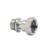 TEIDE PLUS Złączka teleskopowa z półśrubunkiem, 1/2, chromowana