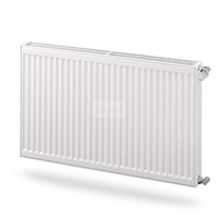 Grzejnik płytowy typ 11 PURMO Compact C wym. 550 x 600 mm, kolor biały, moc 566 W, front Profilowany