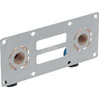 Zestaw kolanek przyłączeniowych Geberit FlowFit 90 st. podwójnych: Materiał=Brąz bezołowiowy (CuSn4Zn2PS), d=20mm, Rp=1/2 ", L1=5.2cm, AD=15cm