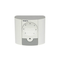 Termostat analogowy, zasilanie awaryjne bateryjne 2 x 1,5 V, 5 - 35  st.C TERMOSTATO A COMANDO ANALOGICO BT 