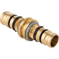 Złączka GEBERIT Mepla, mosiądz, DN 20 (końcówka wciskowa x końcówka wciskowa)