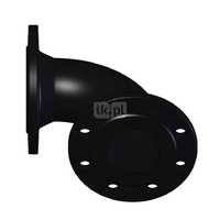 Kolano żeliwo, przył. DN 80 dł.257.5mm szer.185mm WILO