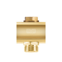 Element przedłużający mosiężny z zaworem regulacyjnym - G1" L = 50 mm