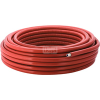 Rura PE-RT II/AL/PE-RT II GEBERIT MeplaTherm 26 mm x 3 mm izolacja: 10 mm, izolacja kolor czerwony - kręgi 25m wielowarstwowa gładka