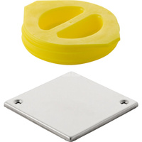 Pokrywa Geberit z zabezpieczeniem, z zaślepką