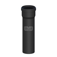 Rura prosta PP L1000mm DN60mm odporna na promieniowanie UV z uszczelką [EPDM]