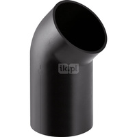 Kolano o wydłużonym końcu 45' GEBERIT HDPE, PE / polietylen, 110 mm, DN 100 x 110 mm x DN 100 (króciec)