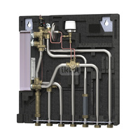 Danfoss EvoFlat FSS StS 3, w/bypass, w/1 CW meter, w/EPP front, w/circulation, w/safety valve, 51kW