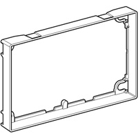 Ramka wyrównująca Geberit do przycisku uruchamiającego Sigma60, prostokątny: Materiał=Cynkowy odlew ciśnieniowy