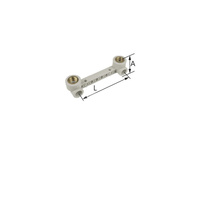 Kolano 90' podwójne ścienne z wieszakiem GW PP-R - 25 Rp1/2" L = 148.5 mm