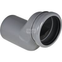 Króciec przyłączeniowy odpływu Geberit do wiszącej miski WC, z odsadzką o 5 cm: Szary