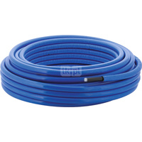 Rura PE-RT II/AL/PE-RT II GEBERIT Mepla 26 mm x 3 mm izolacja: 10 mm, izolacja kolor niebieski - kręgi 25m wielowarstwowa gładka
