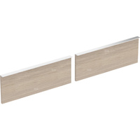 Zestaw frontów szuflad do szafki pod umywalkę podwójną GEBERIT iCon, kol. dąb szer.1200 mm