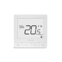 Regulator temperatury SALUS SQ610 bezprzewodowy Zigbee z wyświetlaczem, montaż podtynkowy