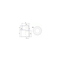 Przedłużka RUMET mosiądz 1/2'' x 1/2'' (GW x GZ), 60 mm
