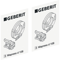 Naklejka identyfikacyjna - opaska zaciskowa Mapress d108 (3) zest.-2